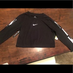 Nike long sleeve crop